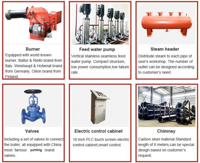 hot water and steam fire tube gas combi diesel boiler for paper industry