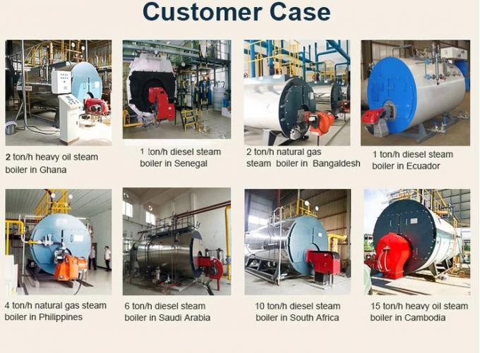 hot water and steam fire tube gas combi diesel boiler for paper industry