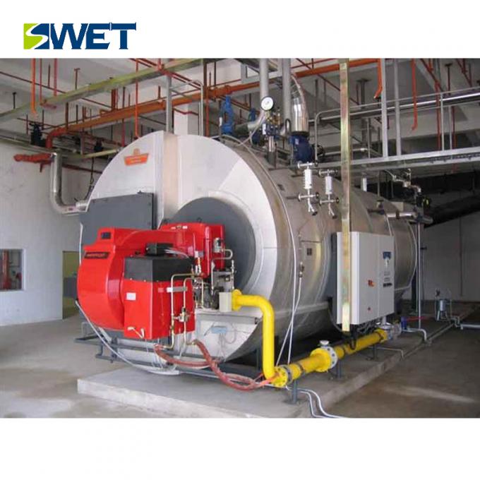 3 Ton / 6 Ton Low Pressure Steam Boiler Equipped With Italy Burner For