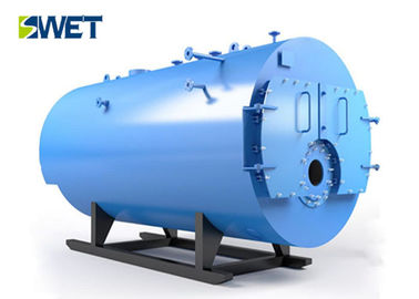 Double Drum Industrial Water Tube Boiler , Gas Fired Fuel Longitudinal Drum Boiler