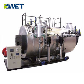 Gas oil hot water boiler Environmentally friendly WNS 2.1 MW 200kg/h Diesel Consumption