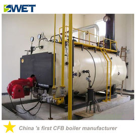 WNS 6t / H Gas Steam Boiler , Oil Fired Fire Tube Boiler For Textile Industry