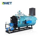 Hi Efficiency 1.6mpa Oil Gas Steam Boiler , Blue Color Horizontal Steam Boiler