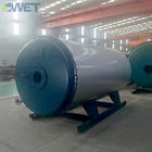 Wetback 1000kg/H 700kw 15 Bar Gas Steam Boiler Pyrotechnic Pipe Structure