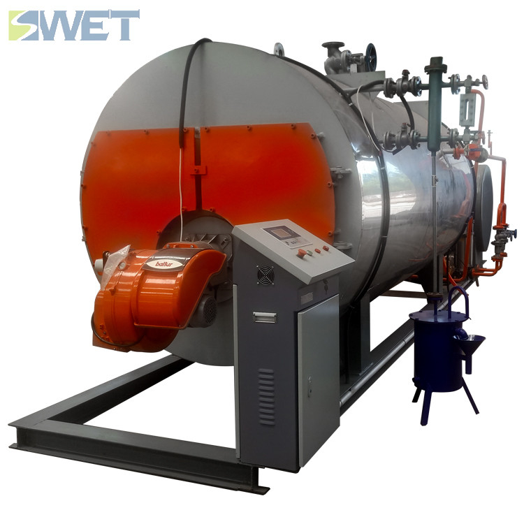 2 Ton Industrial Automatic Gas Steam Boiler Horizontal Low Nitrogen Condensing 1.25Mpa